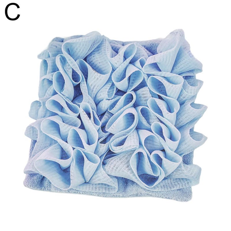 2-in-1 Bath Ball, Bath Spray Ball that doesn't scatter foam, can be used with soap, bath spray ball for rich and soft lather, back scrubbing net.